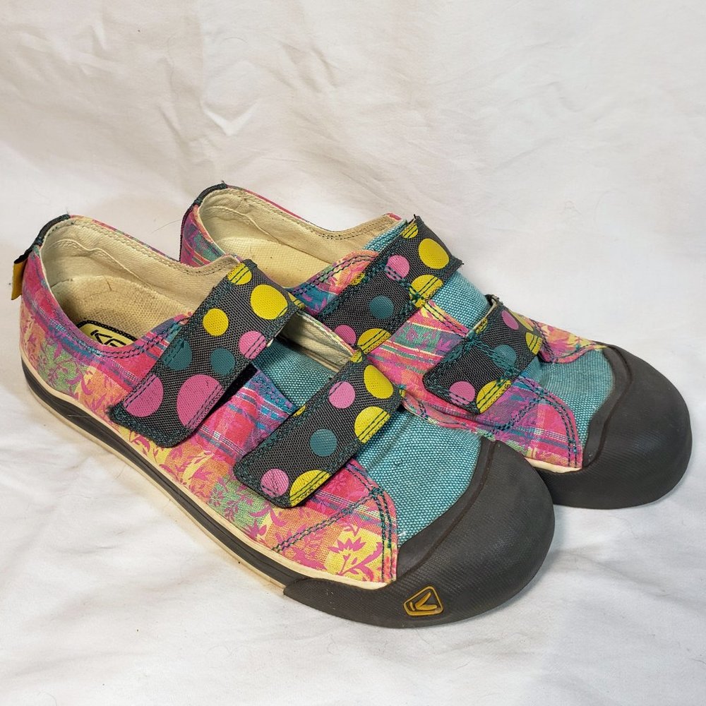 Keen Sula Polka Dot Floral canvas shoes, 10